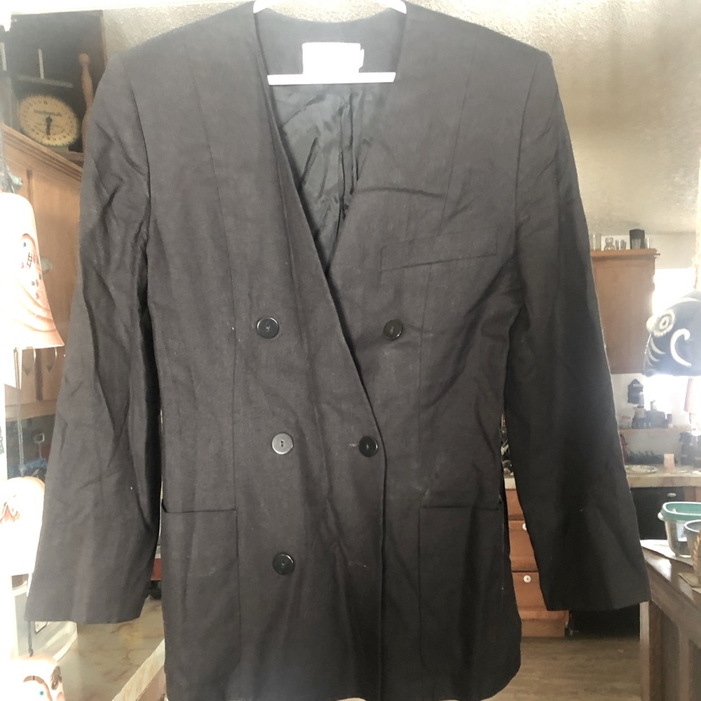 JH Collectables Linen Double Breasted Blazer 14